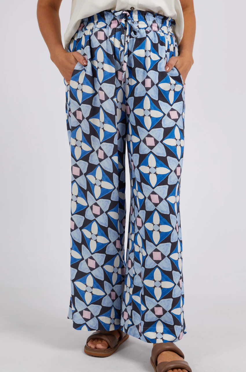 Painted Tile Pant - Geo Print