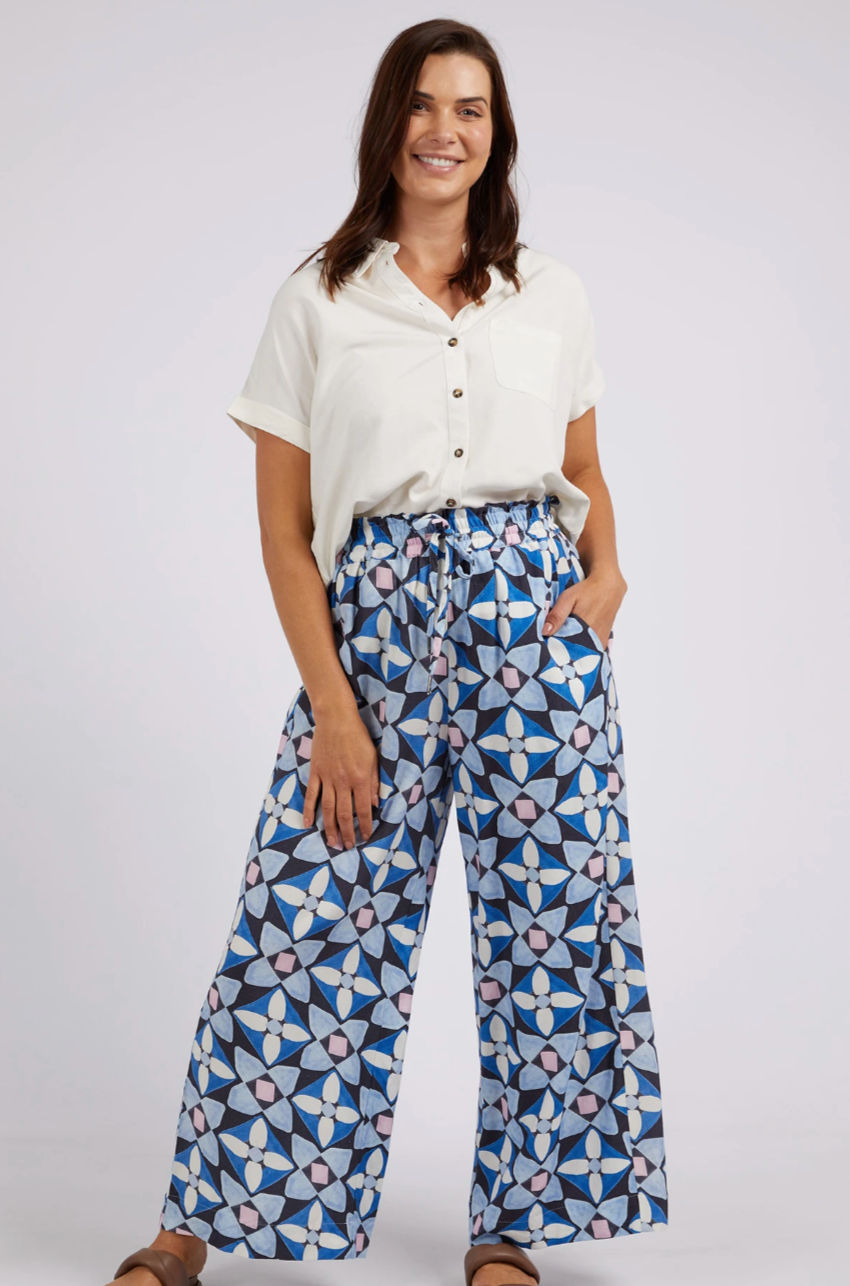 Painted Tile Pant - Geo Print