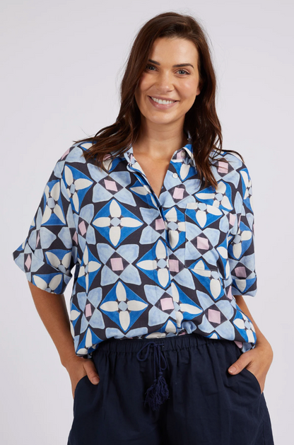 Painted Tile Shirt - Geo Print