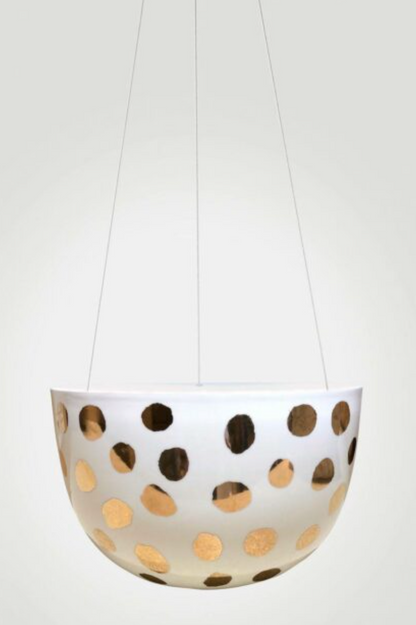 Hanging Planter -Gold Spot