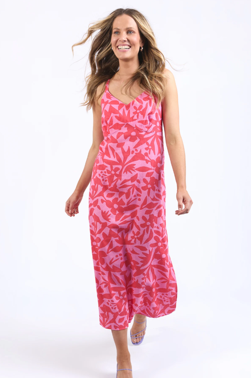 Sunset Hour Dress Sleeveless - Print