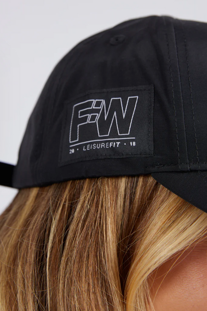 Foxwood Black Running Cap