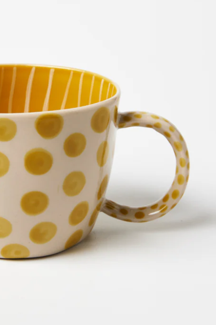 Chino Mug - Mustard Dot