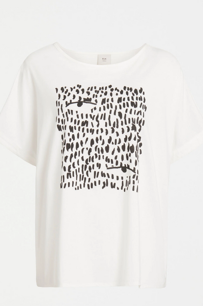 Bruk Tee - Black Trope Print