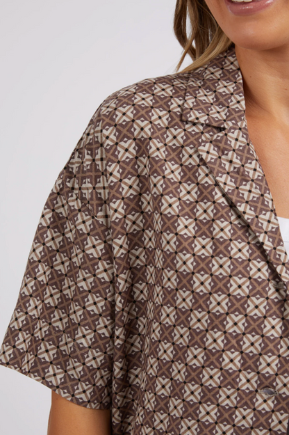 Lui Geo Shirt - Geo Print