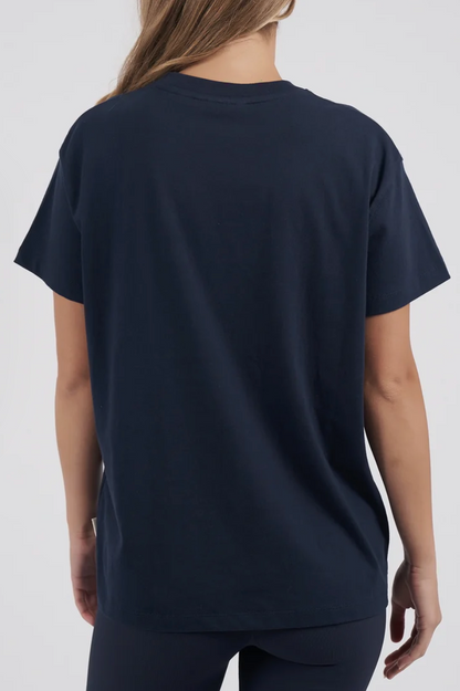 Foxwood Embrooidery Tee - Navy