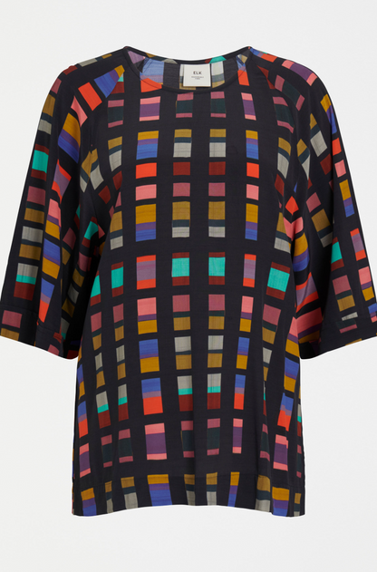 Elk Malo Top - Tessela Print