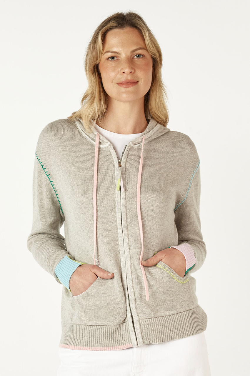 Zaket & Plover Hand Craft Hoodie - Marl