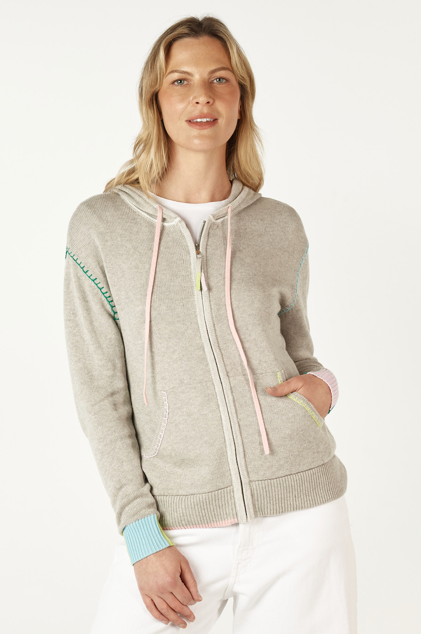 Zaket & Plover Hand Craft Hoodie - Marl