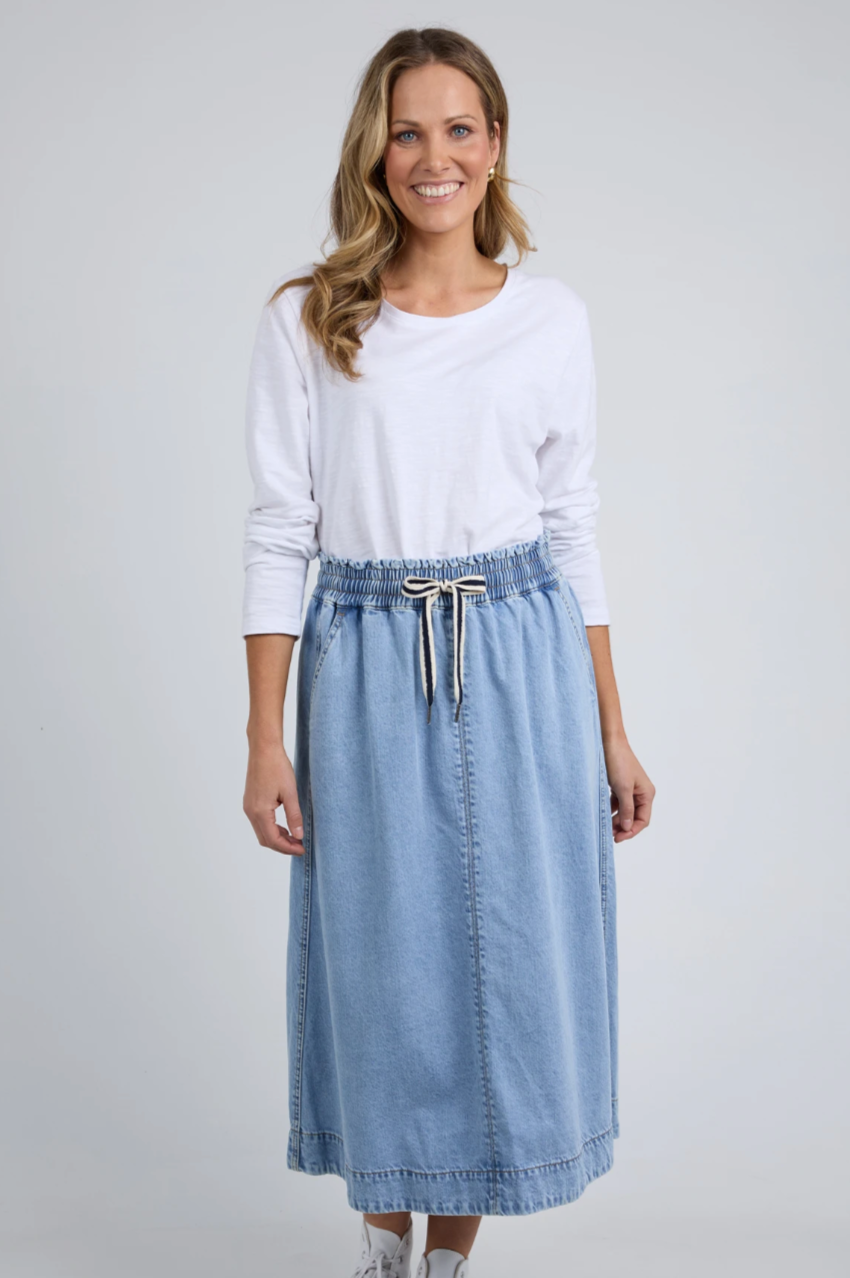 Elm Greta Denim Skirt