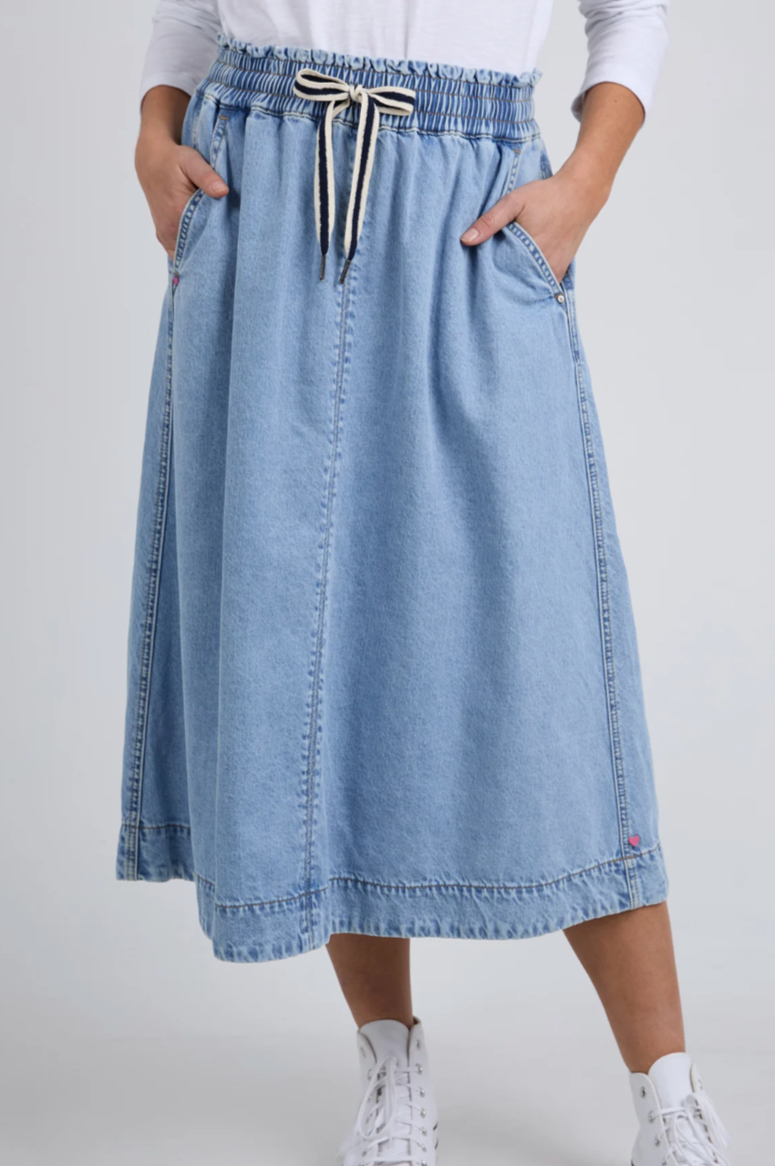 Elm Greta Denim Skirt