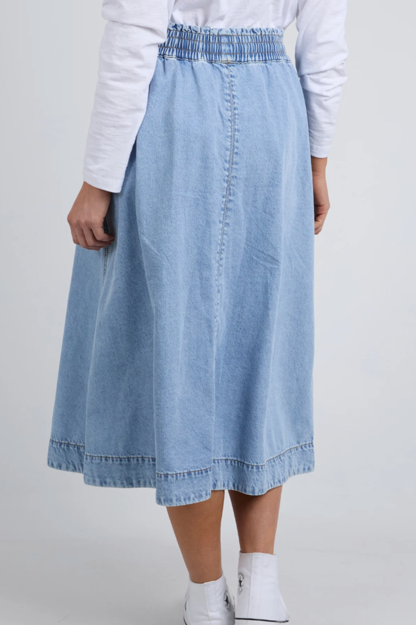 Elm Greta Denim Skirt