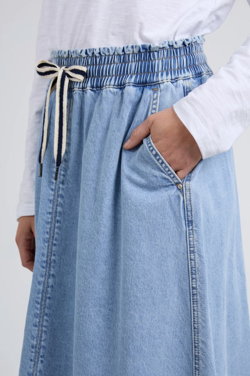 Elm Greta Denim Skirt