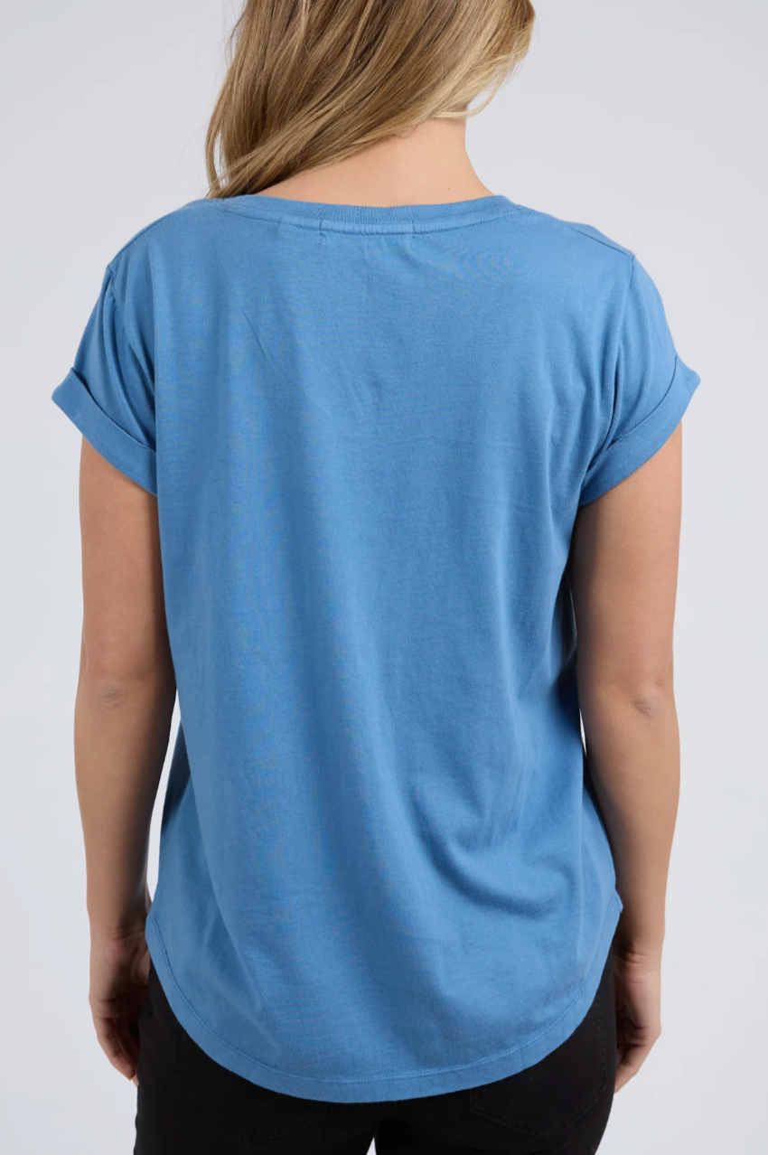 Foxwood Manly Vee Tee - Coronet Blue