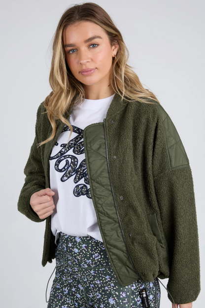 Foxwood Arizona Fleece Zip Thru - Khaki