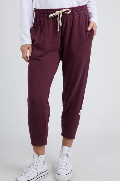 Elm Brunch Pant - Merlot