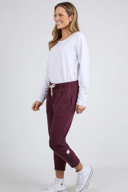 Elm Brunch Pant - Merlot