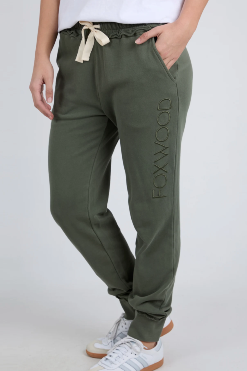 Foxwood Simplified Track  Pant - Khaki