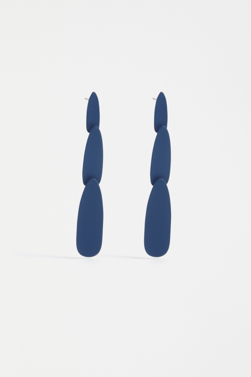 Elk Niiv Earring - Cobalt