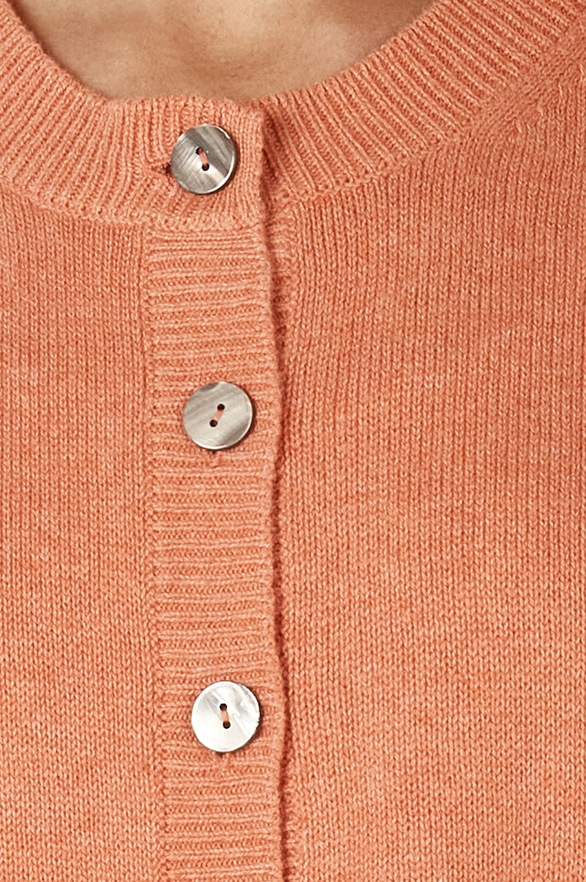 Zaket & Plover Button Vest - Peach