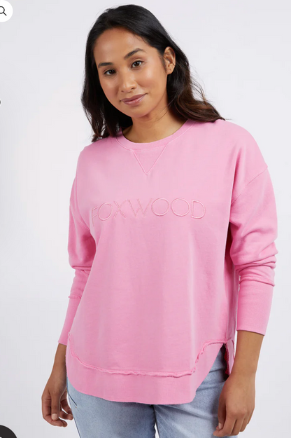 Foxwood Simplified Crew - Bubblegum Pink