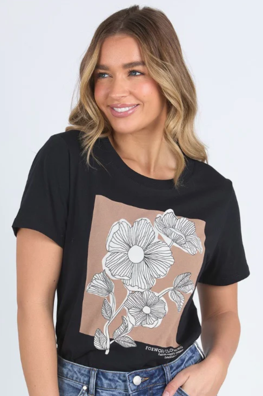 Foxwood Flower Block Tee