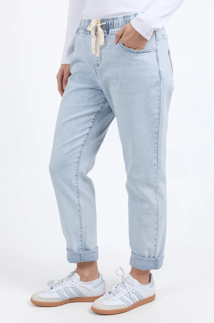 Foxwood Juliette Jogger Jean - Vintage Pale Blue