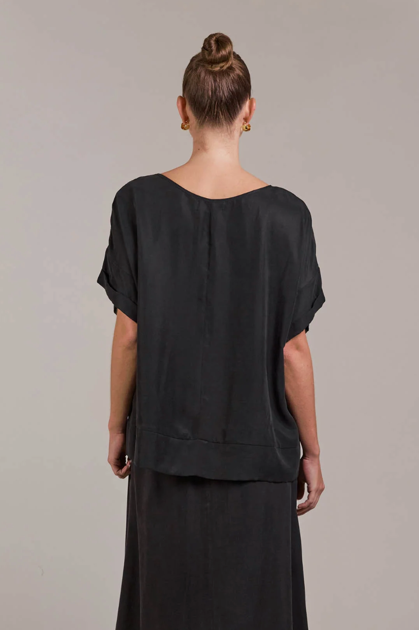 Eden Relaxed Top - Black