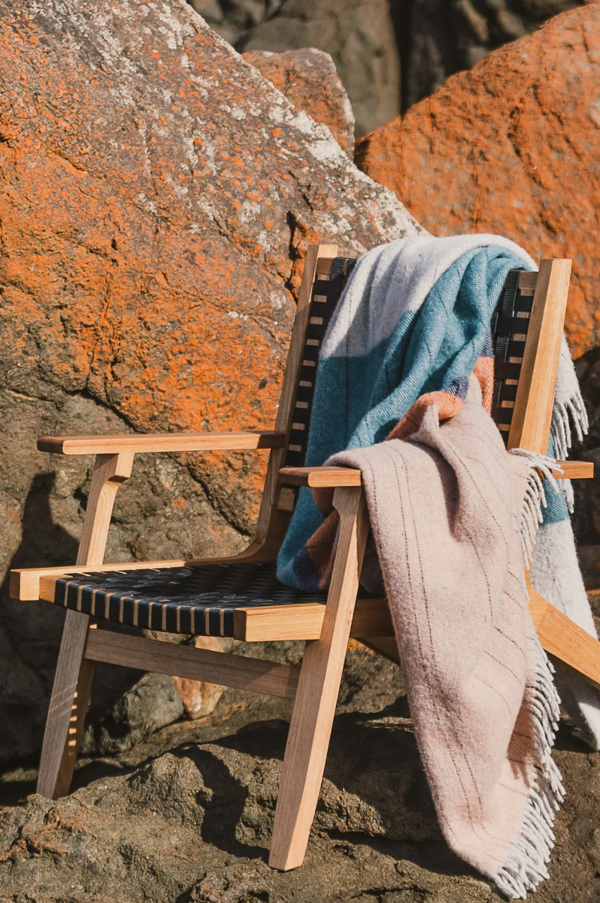 Recycled Wool Throw - Bay of Fires