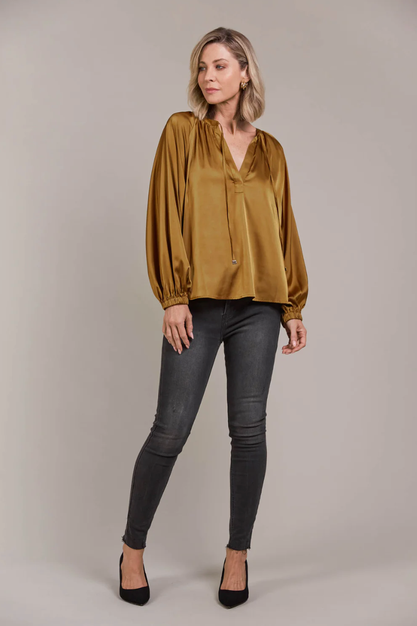 Ivy Blouse - Tobacco