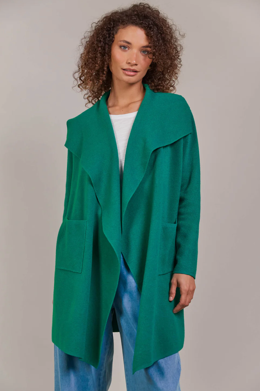 Palmer Relaxed Cardigan - Teal