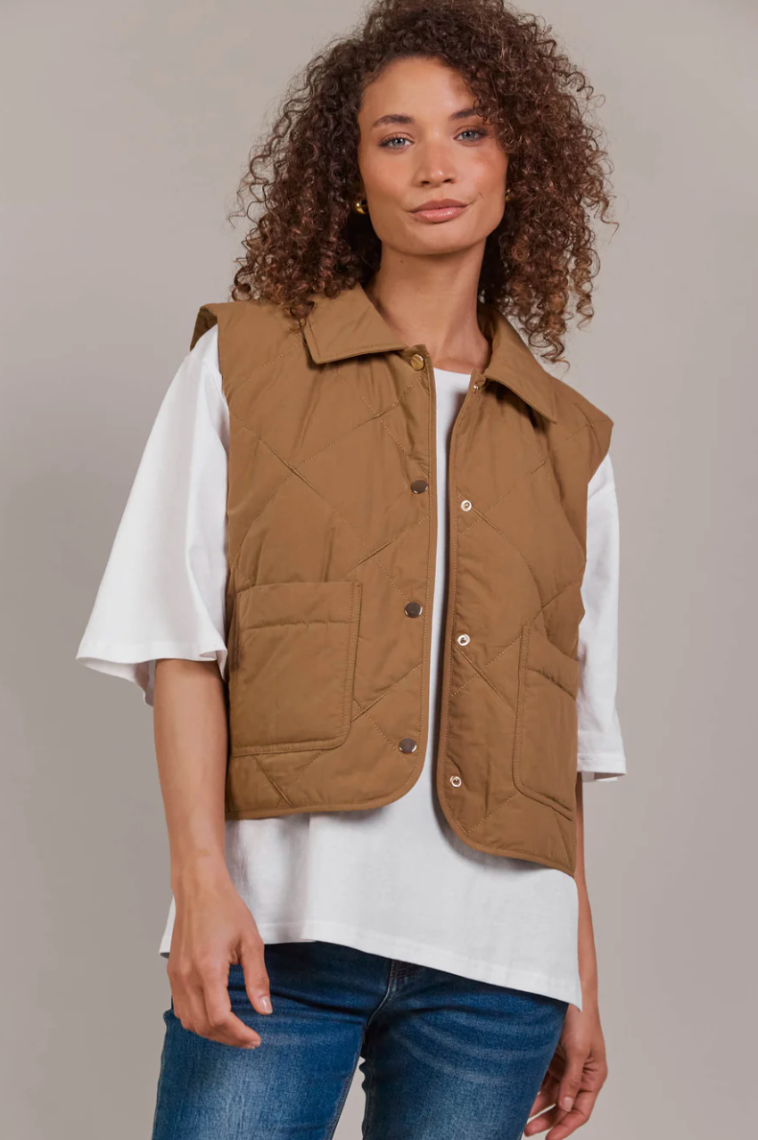 Argo Crop Vest - Hazel