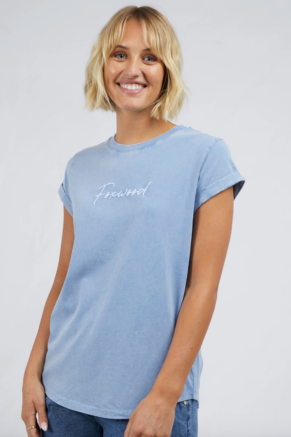 Foxwood Signature Tee - Lt Blue