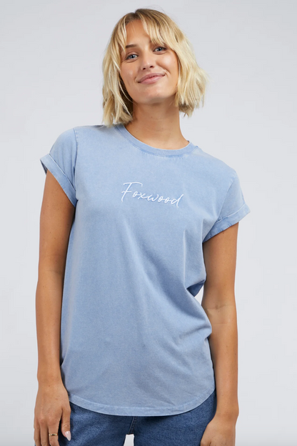 Foxwood Signature Tee - Lt Blue