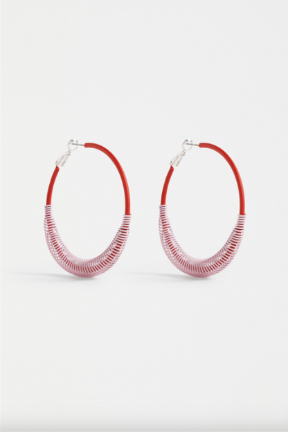 Solf Hoop Earring - Shell Pink