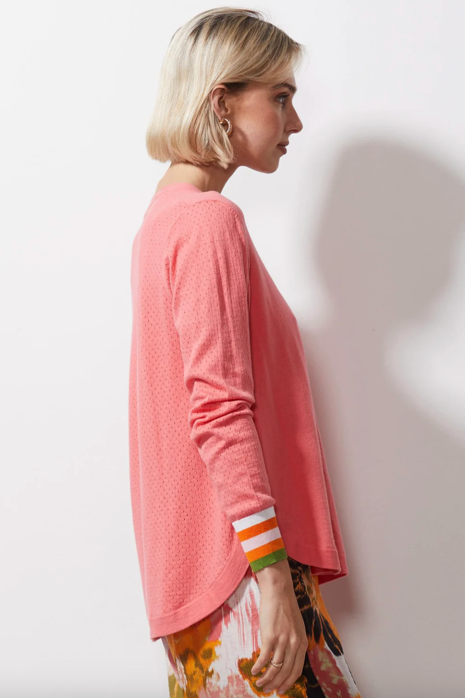 Stitches Summer Jumper - Flamingo