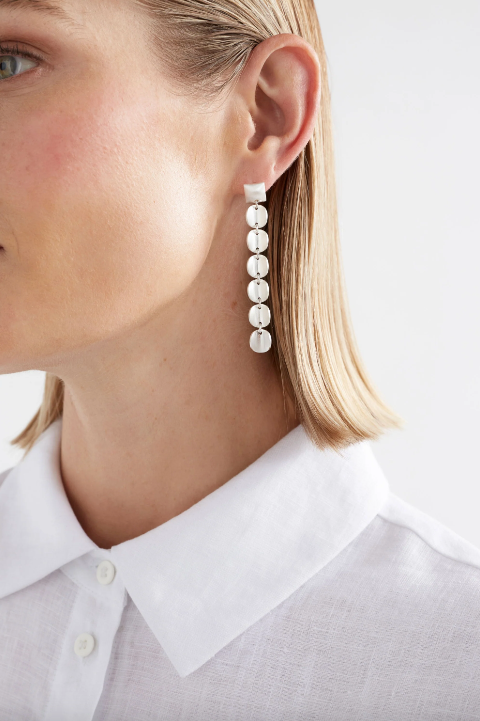 Torri Drop Earring - Silver