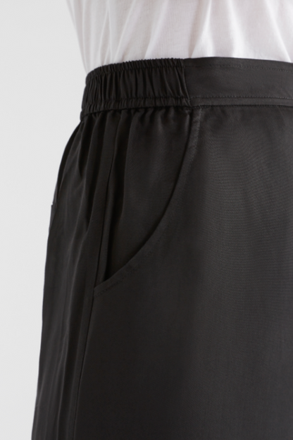 Elk Wide Leg Culotte - Black