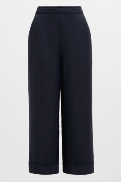 Elk Wide Leg Culotte - Black