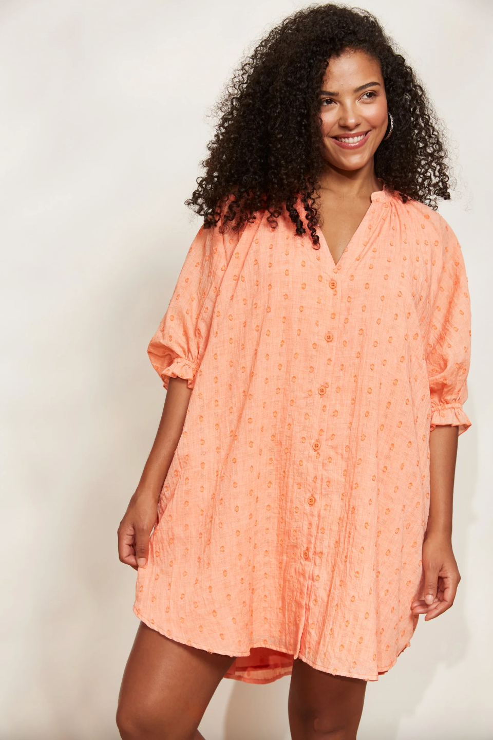 Zephyr Top/Dress - Papaya