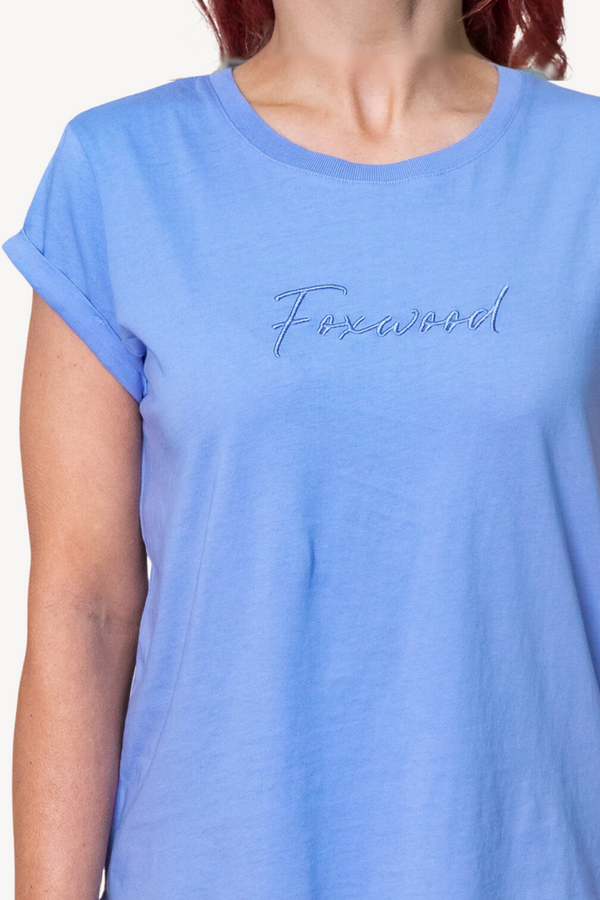 Foxwood Signature Tee - Neon Blue