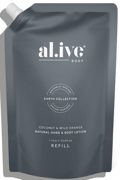 Alive 1 Litre Body Lotion Refill