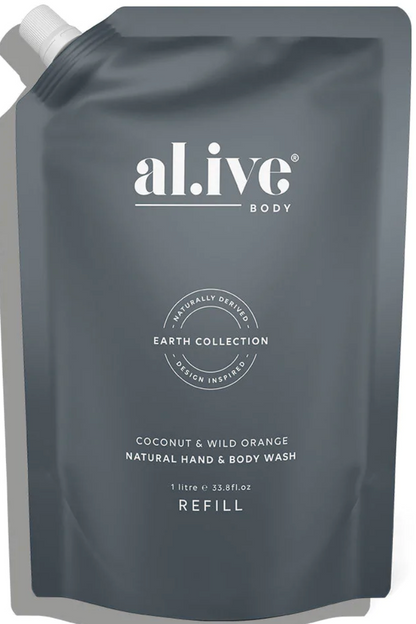 Alive 1 Litre Body Wash Refill