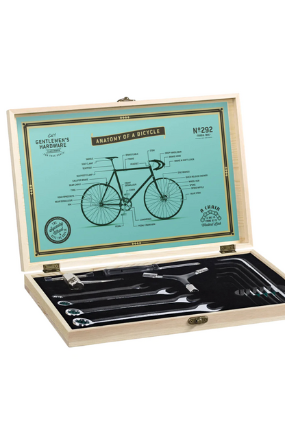 Bicycle Tool Kit - Wooden Box