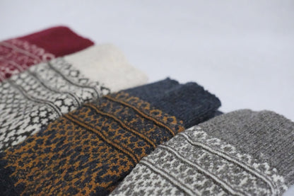 Oslo Wool Jacquard Socks - Shop Online At Mookah - mookah.com.au