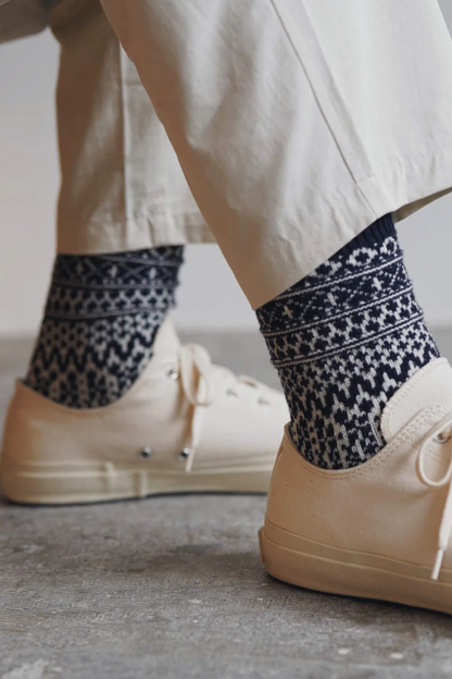 Oslo Wool Jacquard Socks