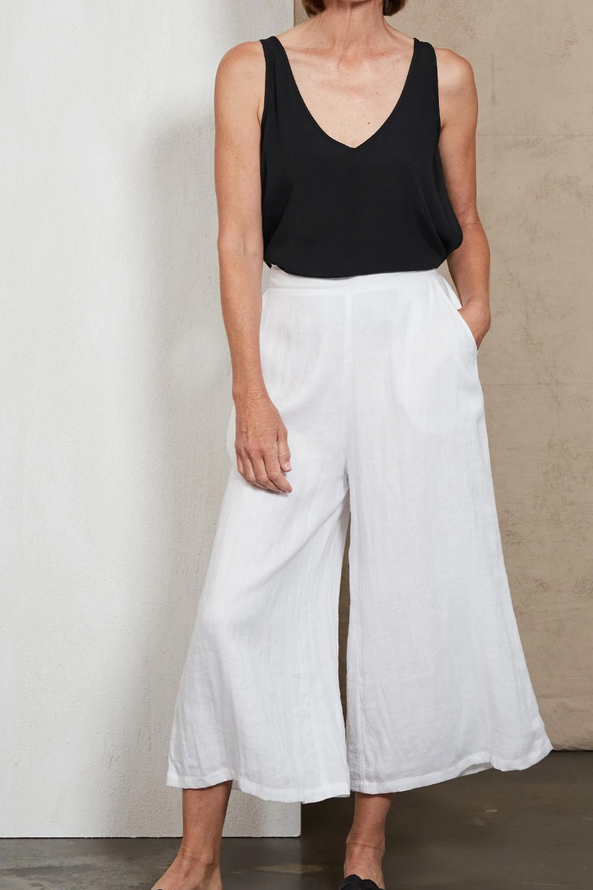 Studio Crop Pant - Salt