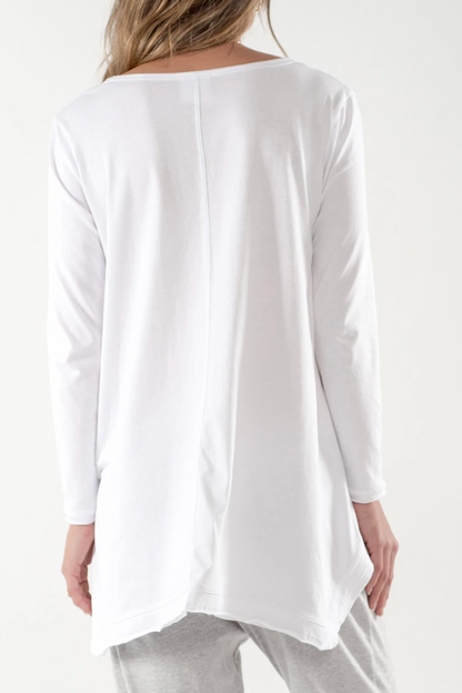 Esther L/S Tee - White