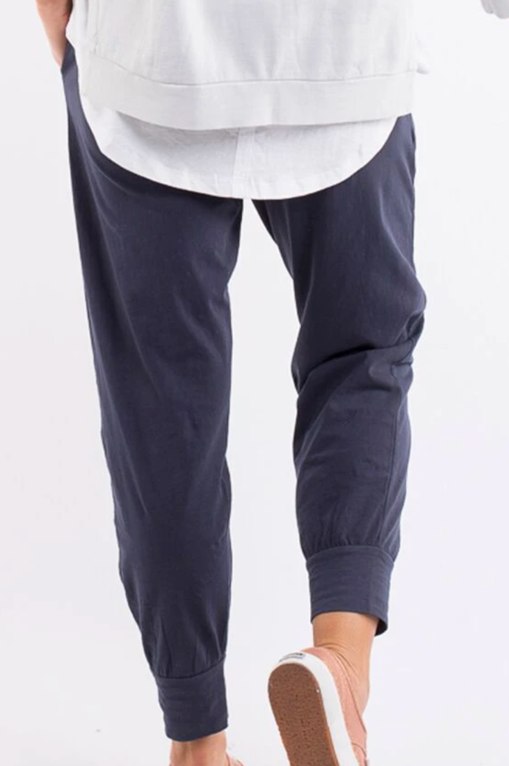 Wash Out Lounge Pant - Navy - Shop Online At Mookah - mookah.com.au