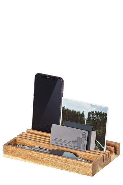 Wooden Desk Organiser